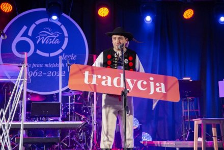 Koncert Noworoczny Miasta Wisła - Rafał Cieślar prezentuje słowo "tradycja"